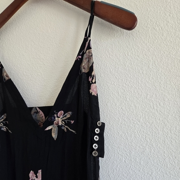Free People Dream Big Floral Print Jumpsuit Size XS EUC - Picture 6 of 16